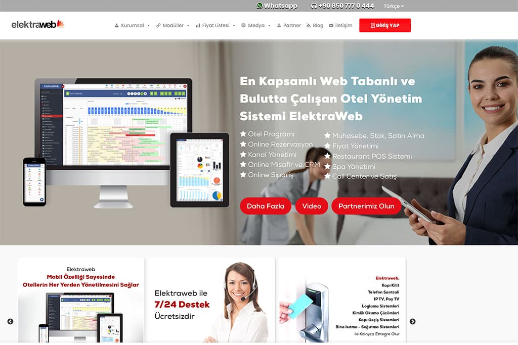ElektraWeb — Bulut Otel Yönetim Sistemi